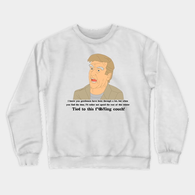 The Thing Gary&#39;s Outburst black text Crewneck Sweatshirt by RadDadArt